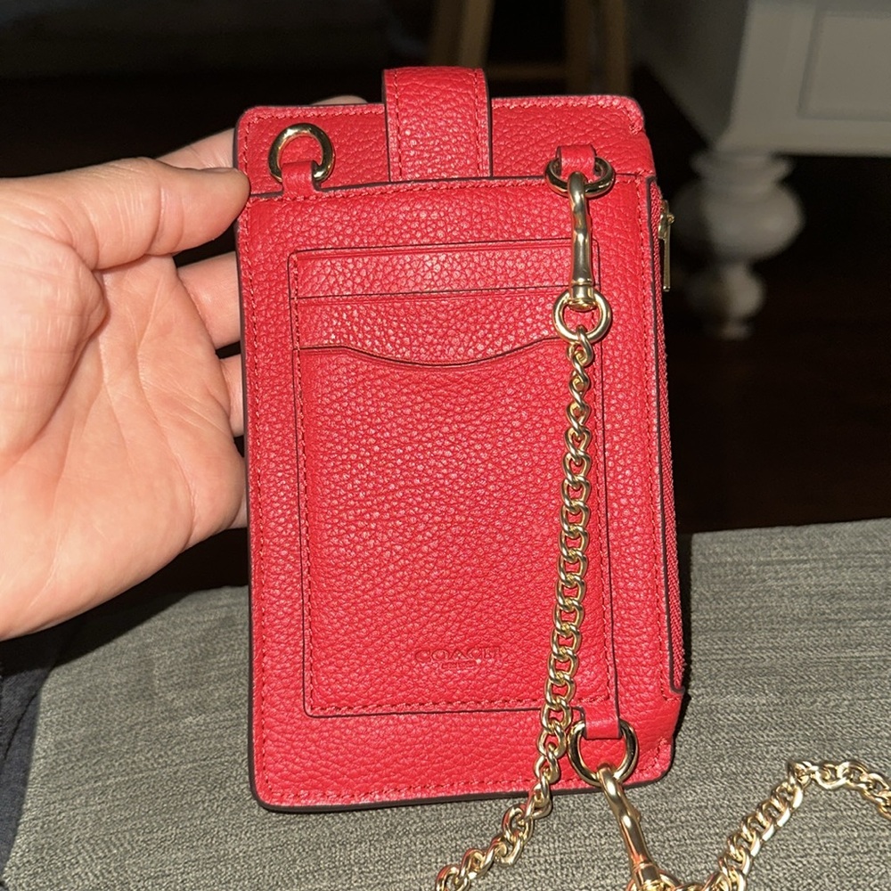 Coach Turnlock Chain Phone Crossbody - Picture 11 of 13
